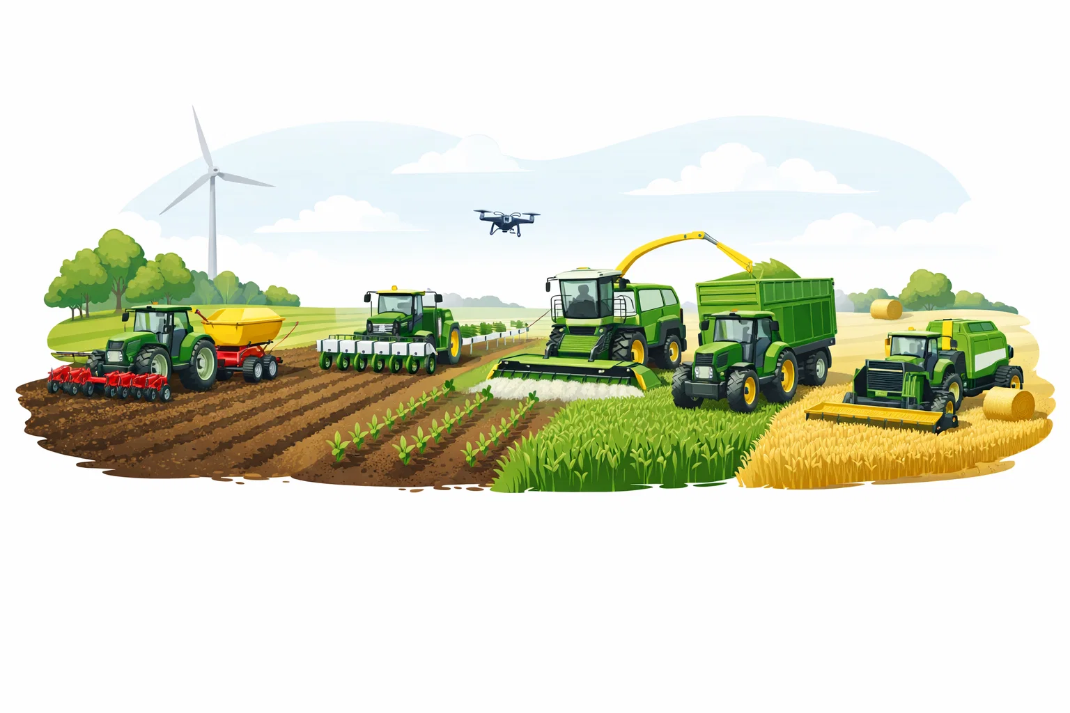 Повний цикл агровиробництва: яку техніку обрати Повний цикл агровиробництва: яку техніку обрати