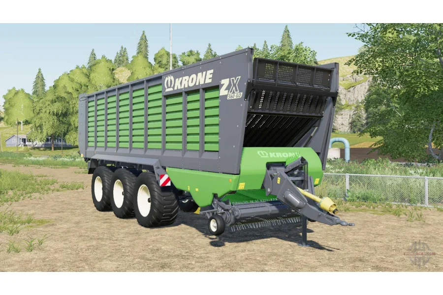 Саморазгружающийся прицеп KRONE ZX 560