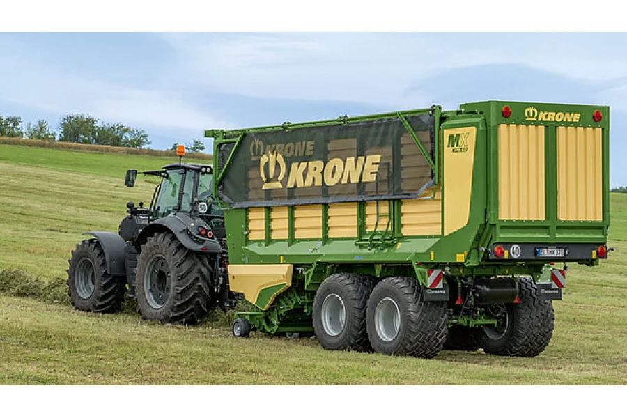 Саморозвантажувальний причіп KRONE MX 400